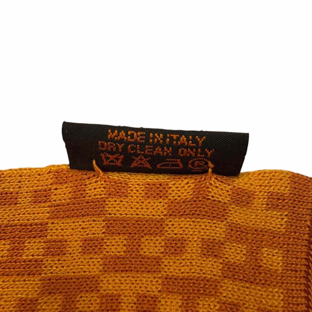 HERMES Vintage Orange Silk Scarf - Picture 7 of 7